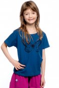 Butterfly Kids T-shirt Eco Blue (Endast 80-98 cl)