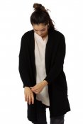 Relaxed Cardigan Eco Black